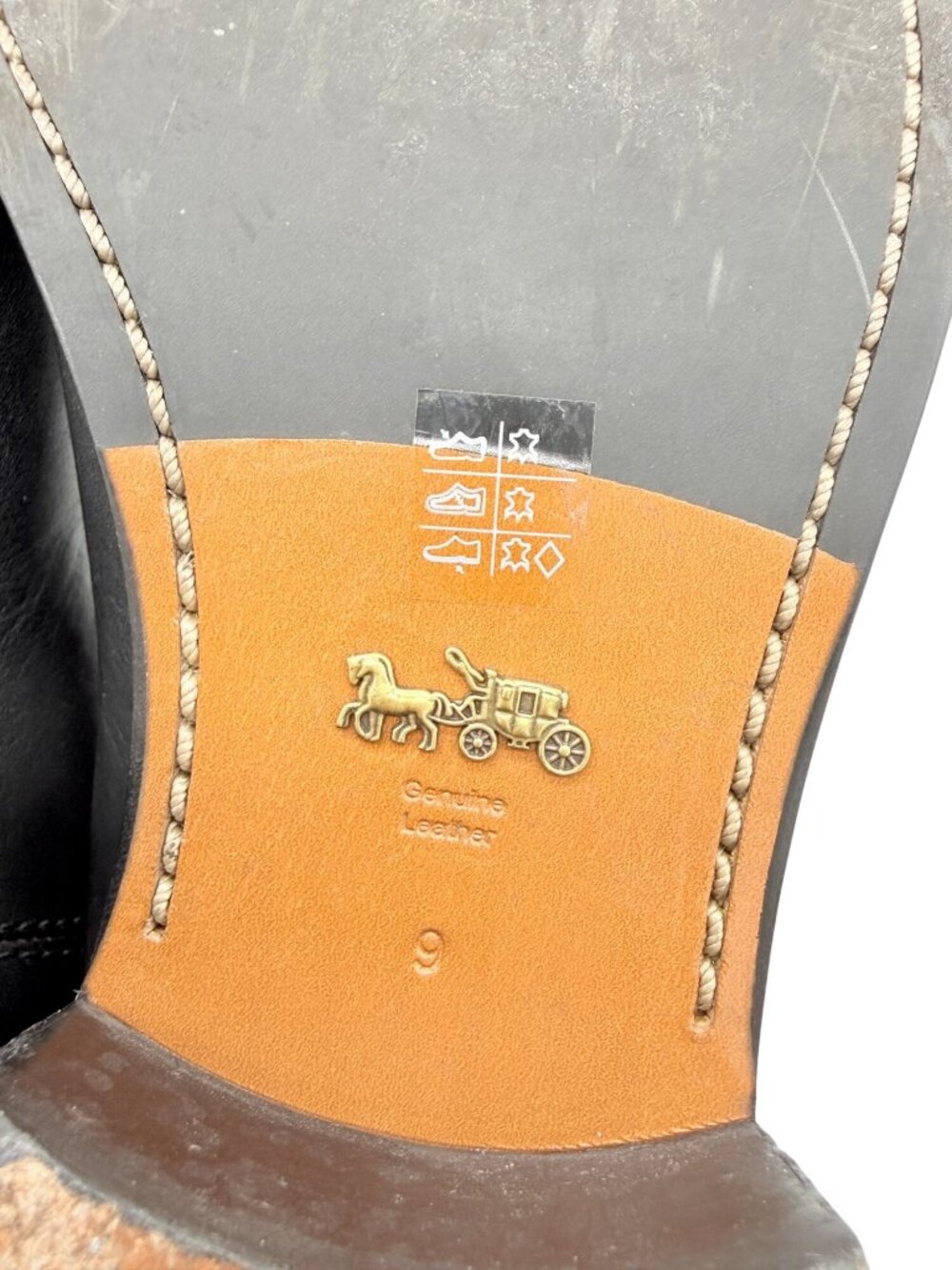 Coach Bowery Chelsea Booties Black - Size 9 - Picture 5 of 10